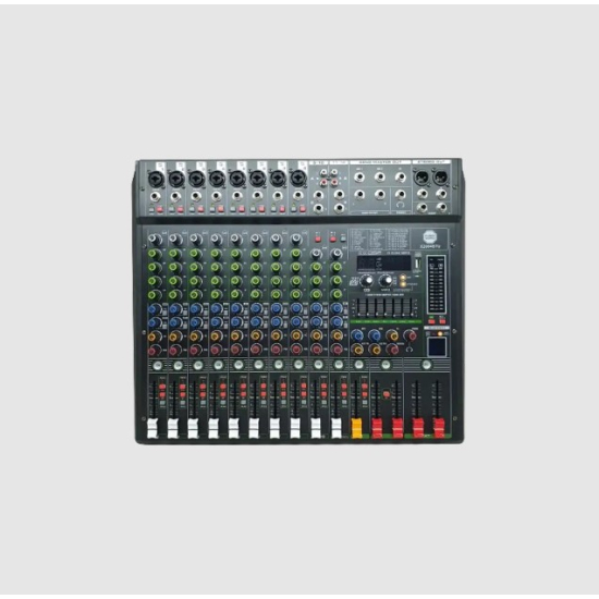 Powerworks x2004btu 12 channel mixer with bluetooth and usb